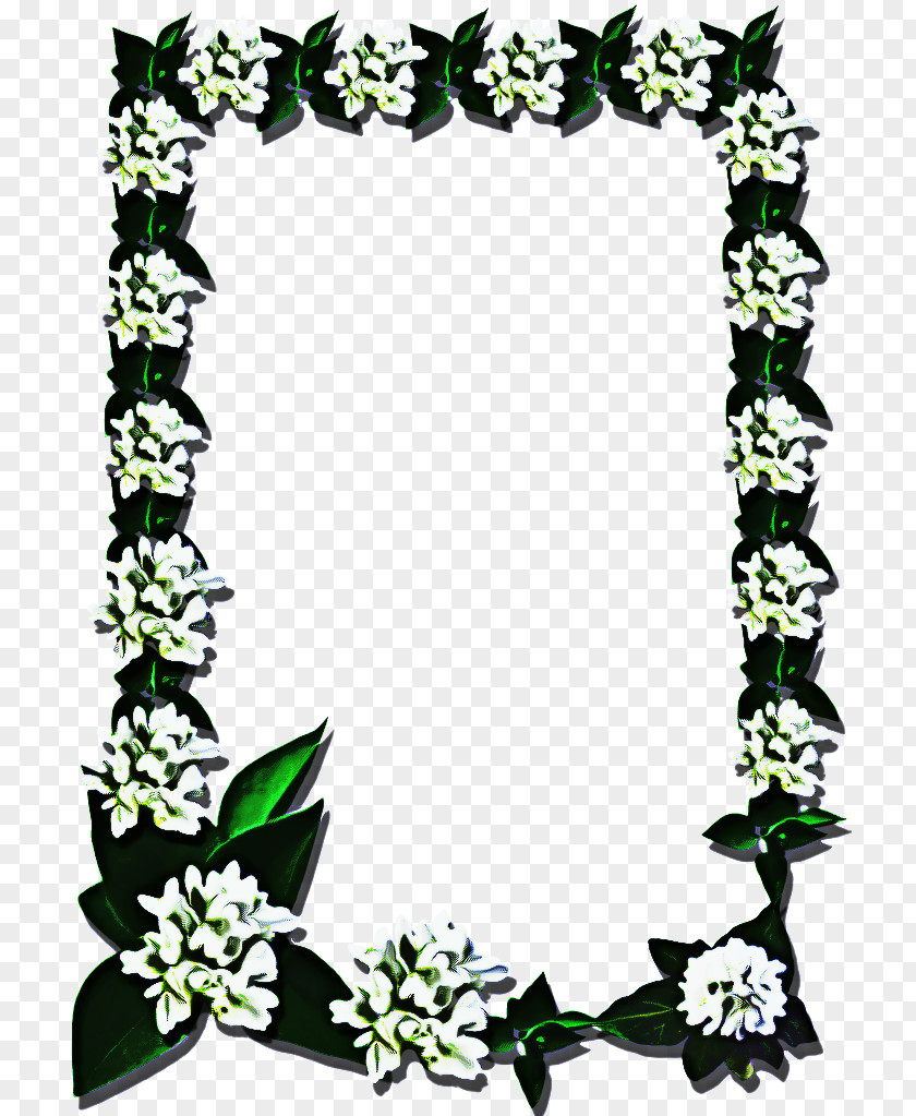 Flower Ivy Background Frame PNG
