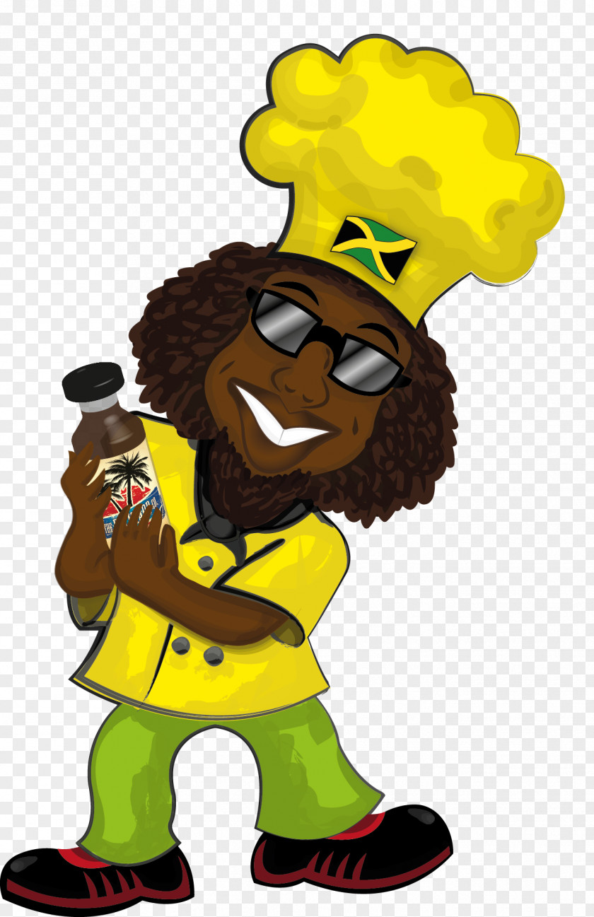 Jamaican Cuisine Clip Art Illustration Restaurant Mascot PNG