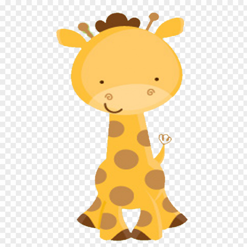 Cute Animals Giraffe Wedding Invitation Baby Shower Infant Party PNG