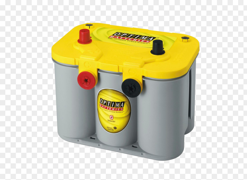 Deep Road Electric Battery Deep-cycle VRLA Optima Batteries 8014-045 D34/78 YellowTop Dual Purpose Automotive PNG