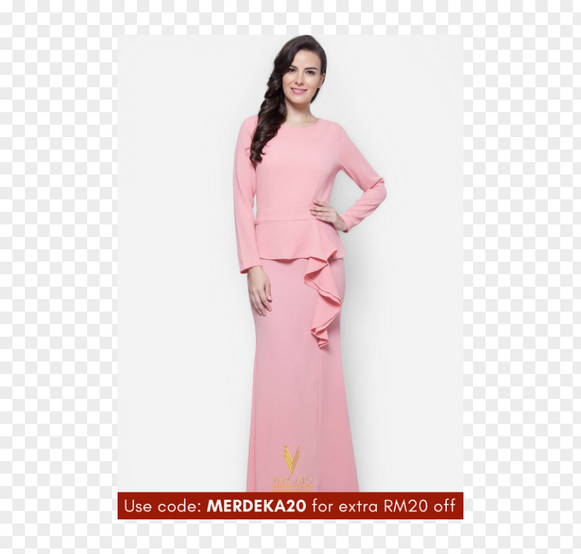 Dress Islamic Fashion Baju Kurung Design PNG