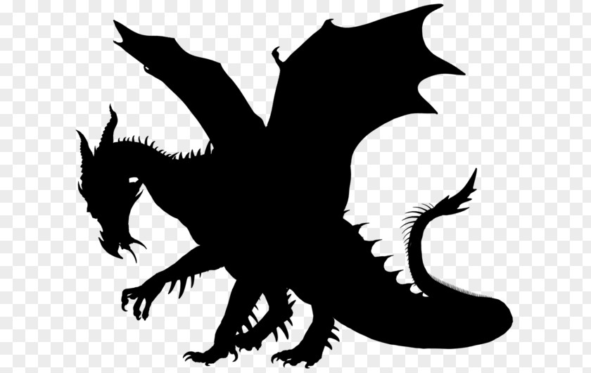 Dragon Silhouette Clip Art Free Content PNG