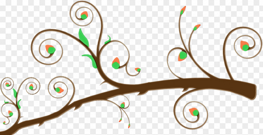 Floral Design Plant Stem Tree Branch Silhouette PNG