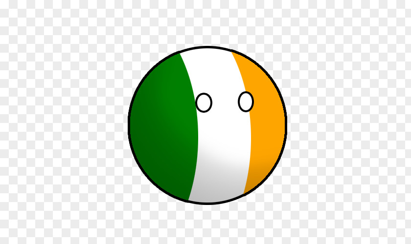 Irish Polandball Clip Art Republic Of Ireland Image PNG