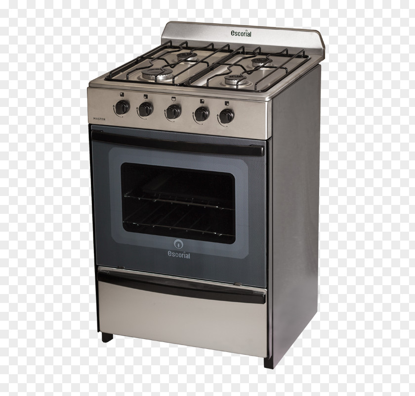 Kitchen Gas Stove Cooking Ranges Escorial Master Stainless Steel PNG