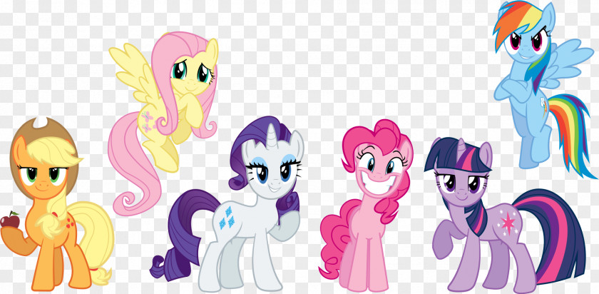 My Little Pony Pinkie Pie Rainbow Dash Applejack Twilight Sparkle Rarity PNG