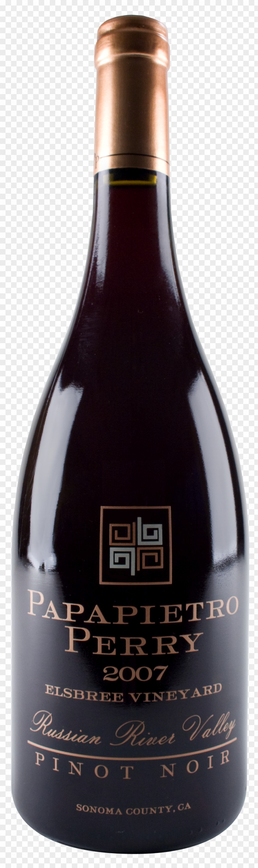 Red Wine Pinot Noir Russian Liqueur Dessert Glass Bottle PNG