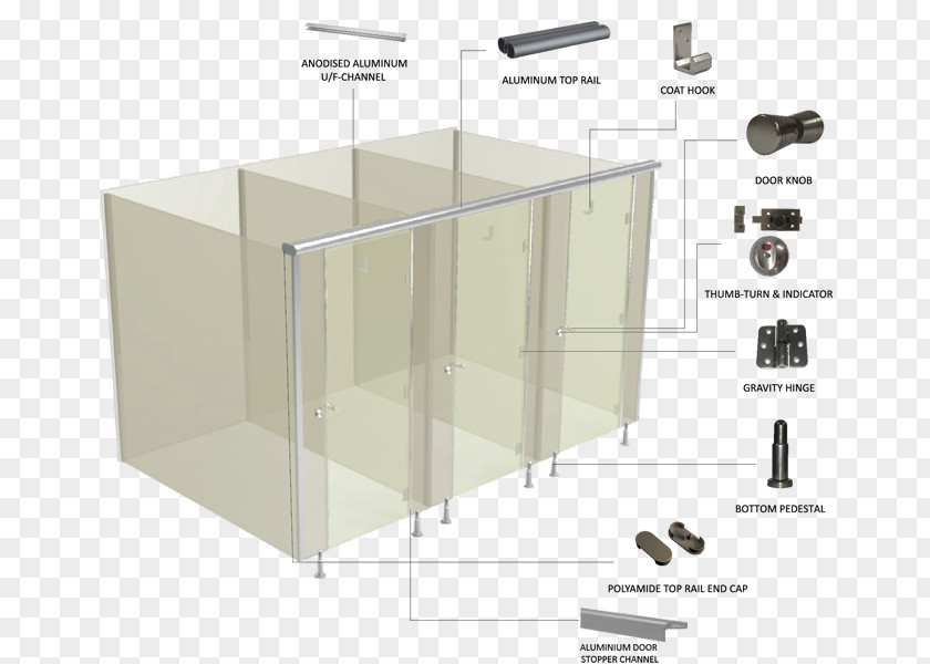 Angle Partition Wall Furniture PNG