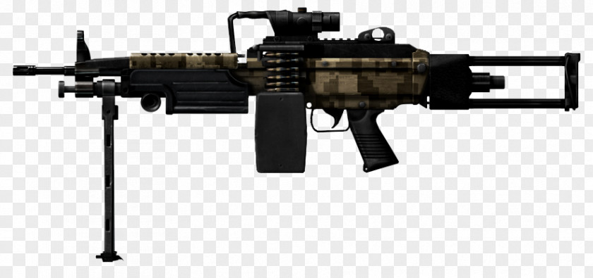 Camoday Firearm M249 Light Machine Gun Weapon FN Minimi PNG