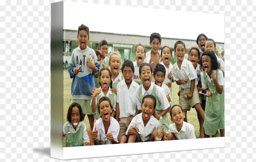 Child Gallery Wrap Canvas Rarotonga Youth Printmaking PNG