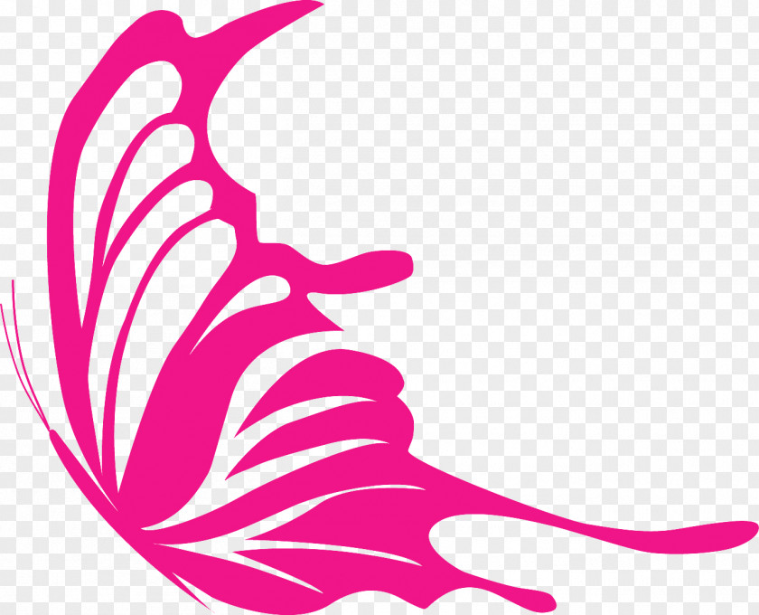 Pink Butterfly Clip Art PNG