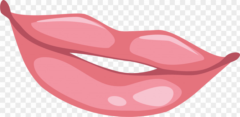 Smile Red Lip Gloss Clip Art PNG