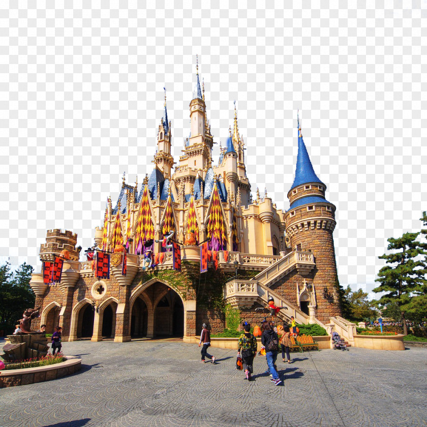 Tokyo Disney Castle Walt World Sleeping Beauty Hong Kong Disneyland The Company PNG