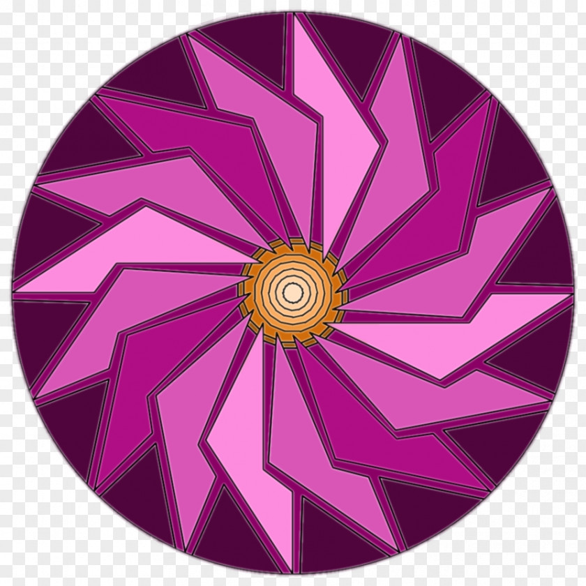 Circle Spiral Pattern PNG