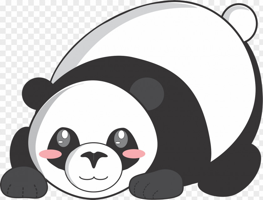 Panda Giant Drawing Cartoon Red Clip Art PNG