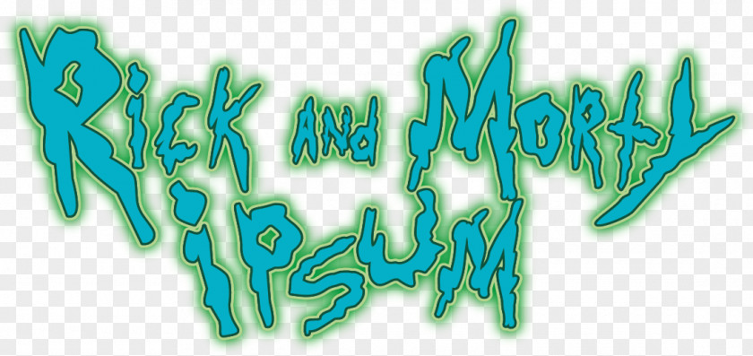 Rick Sanchez Lorem Ipsum Logo Typeface Font PNG