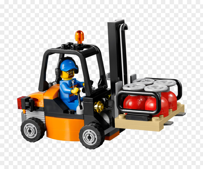 Toy Lego City LEGO 60020 Cargo Truck Forklift PNG
