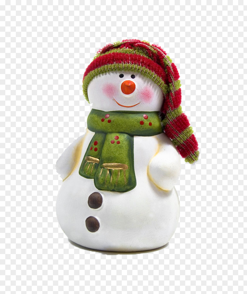 Creative Hat Snowman Christmas Clip Art PNG