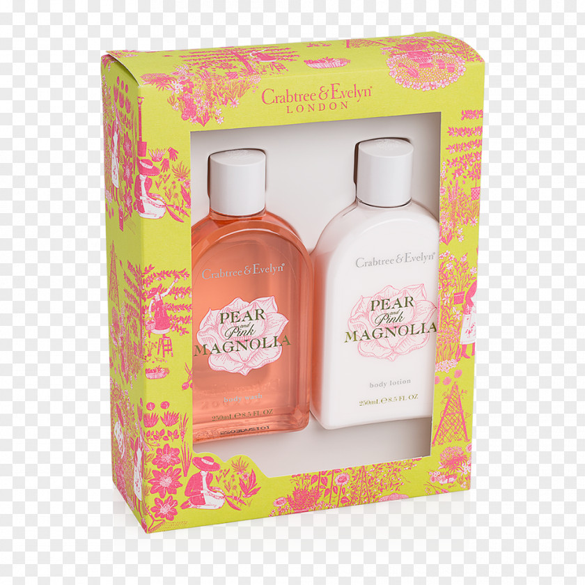 Pink Magnolia Lotion Bath & Body Works Crabtree Evelyn Pear PNG