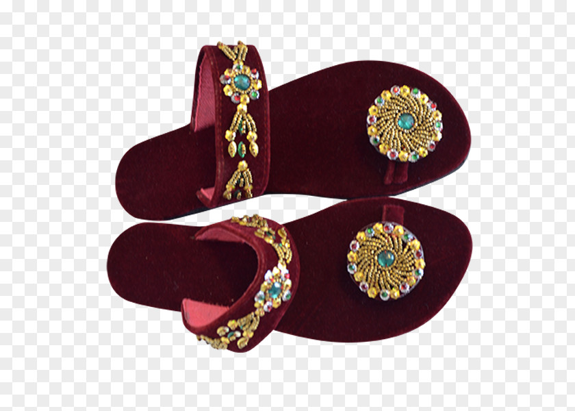 Chappal Flip-flops Shoe Clothing Accessories Fashion Maroon PNG