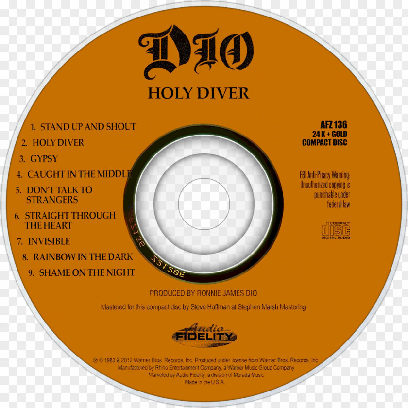 Holy City Compact Disc Diver Live Dio Album PNG
