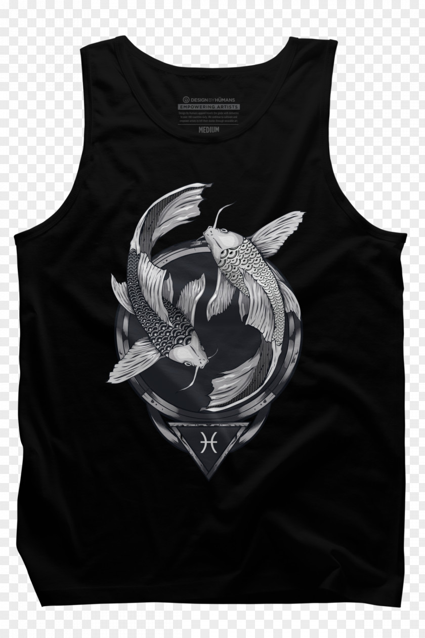 Pisces T-shirt Sleeveless Shirt Outerwear Clothing PNG