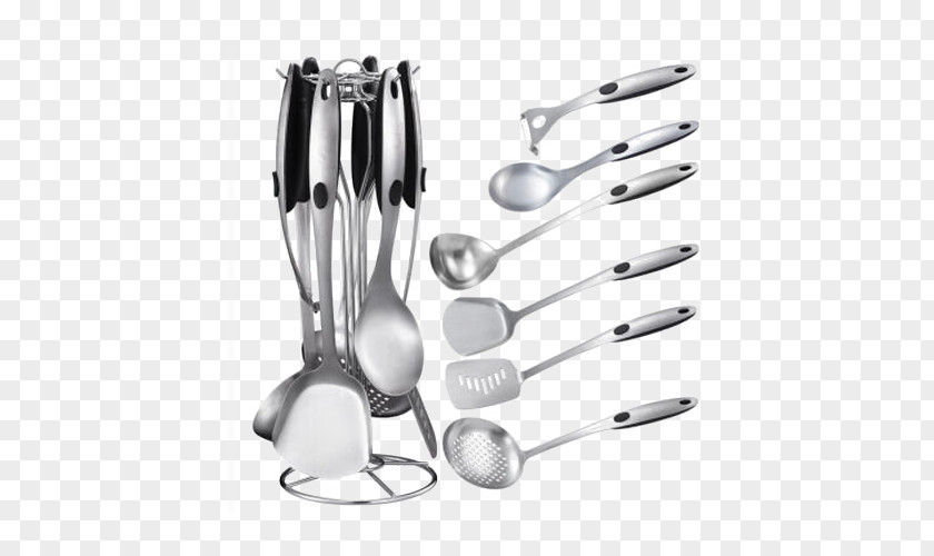 Qi Jiantao Shovel Kitchen Wok Stock Pot Ladle Spoon PNG
