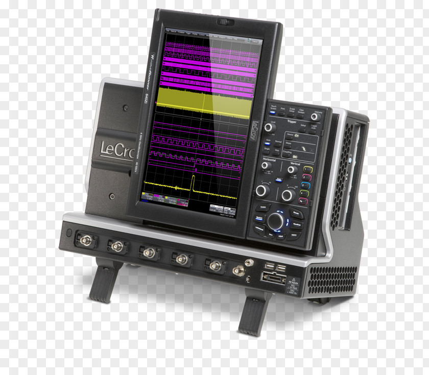 Stage Screen Oscilloscope Teledyne LeCroy Electronics Information Communication Channel PNG