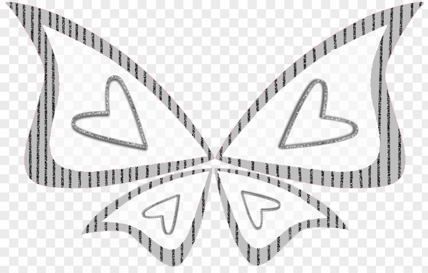 Taobao Creative Wings Effects White Line Art Angle Font PNG