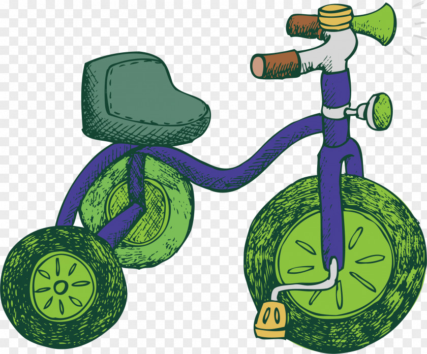 Bike Vector Material PNG