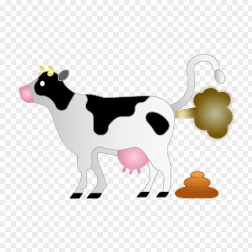 Clarabelle Cow Emoji Cattle Climate Change Sticker Conversation PNG