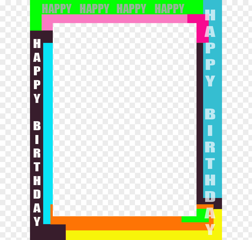 Free Birthday Frames Happy Picture Magazine Clip Art PNG