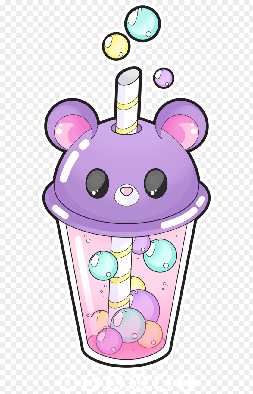 Kawaii Bubble Tea Iced Milk Sweet PNG