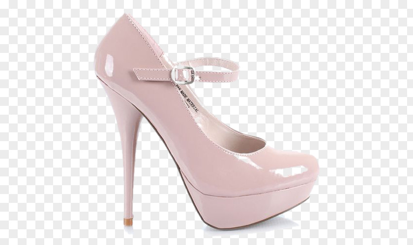 Mary Jane Pink M Heel Sandal Shoe PNG