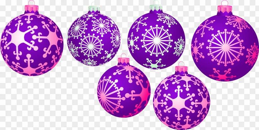 Purple Snowflake Ornament Decoration Pattern Christmas Euclidean Vector PNG