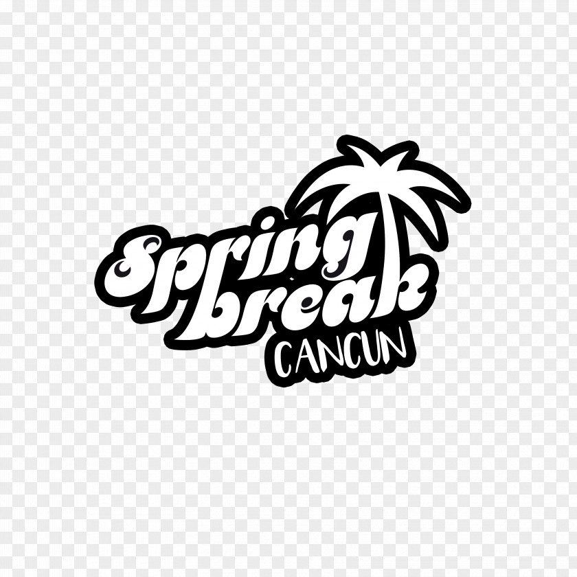 Spring Break Cancun Logo PNG