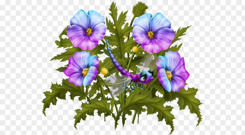 Dandelion And Burdock Pansy Flower Plant PNG