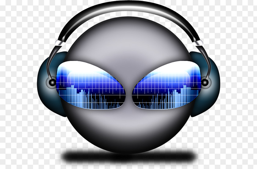 Disc Jockey Virtual DJ Logo Music PNG jockey Music, dj, Alien wearing sunglasses and headphones illustration clipart PNG