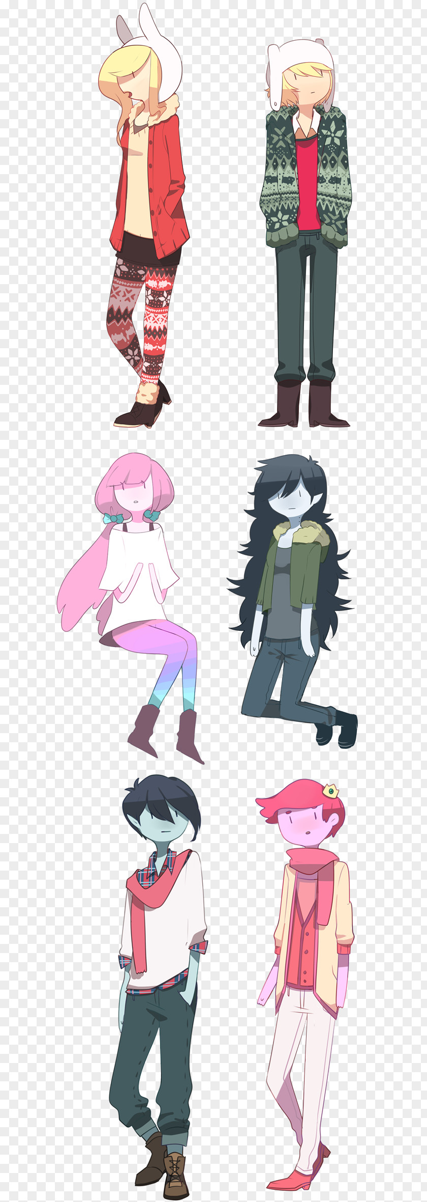 Finn The Human Marceline Vampire Queen Princess Bubblegum Ice King Fionna And Cake PNG