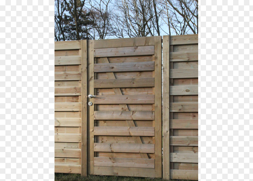 Wood Portillon Fence Garden Door PNG