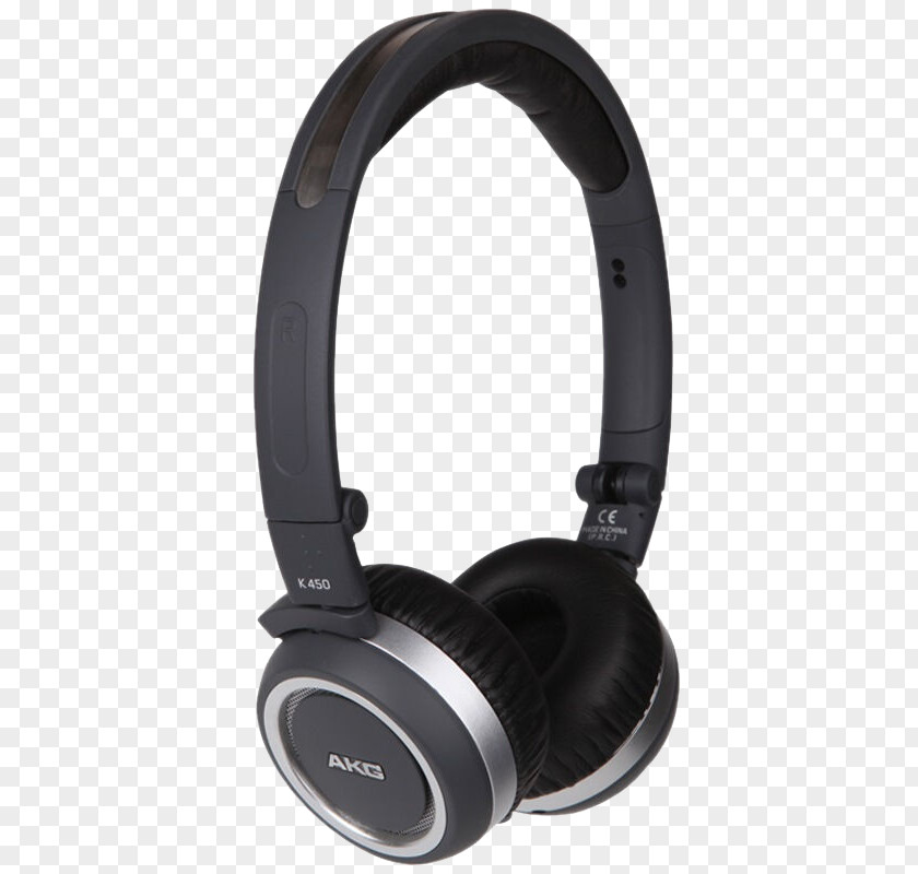 Black Headphones Microphone AKG Acoustics Headset PNG