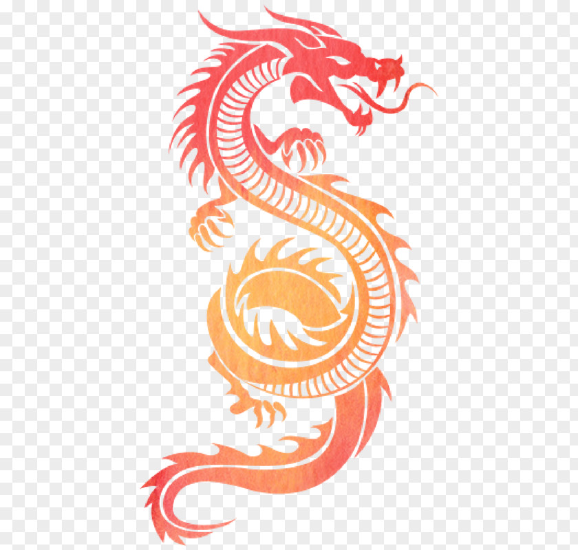 Chinese Dragon Silhouette China PNG