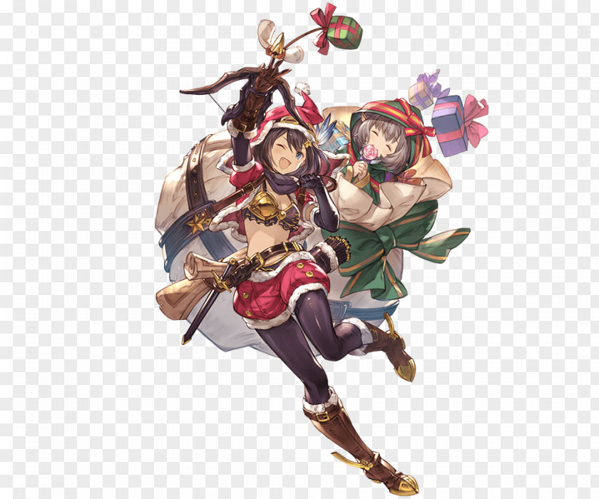 Christmas Fantasy Granblue Character Cygames Day GameWith PNG