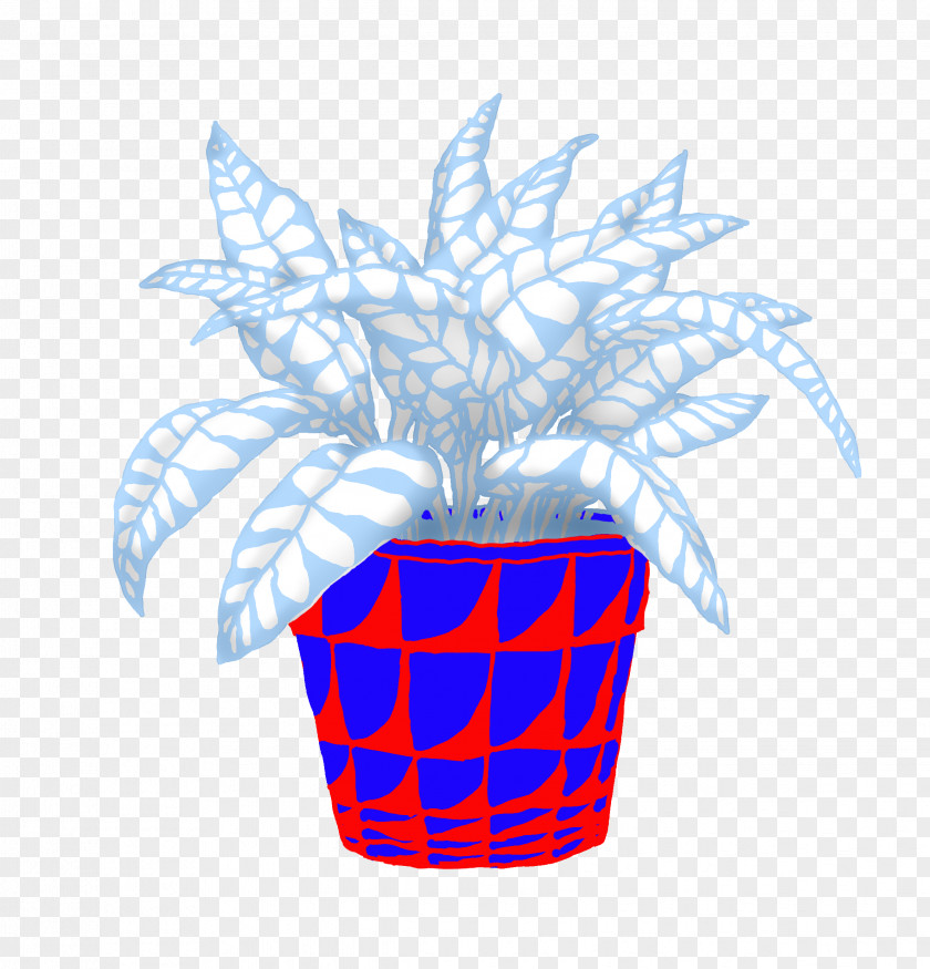 Epilepsy Pattern Cobalt Blue Plants PNG