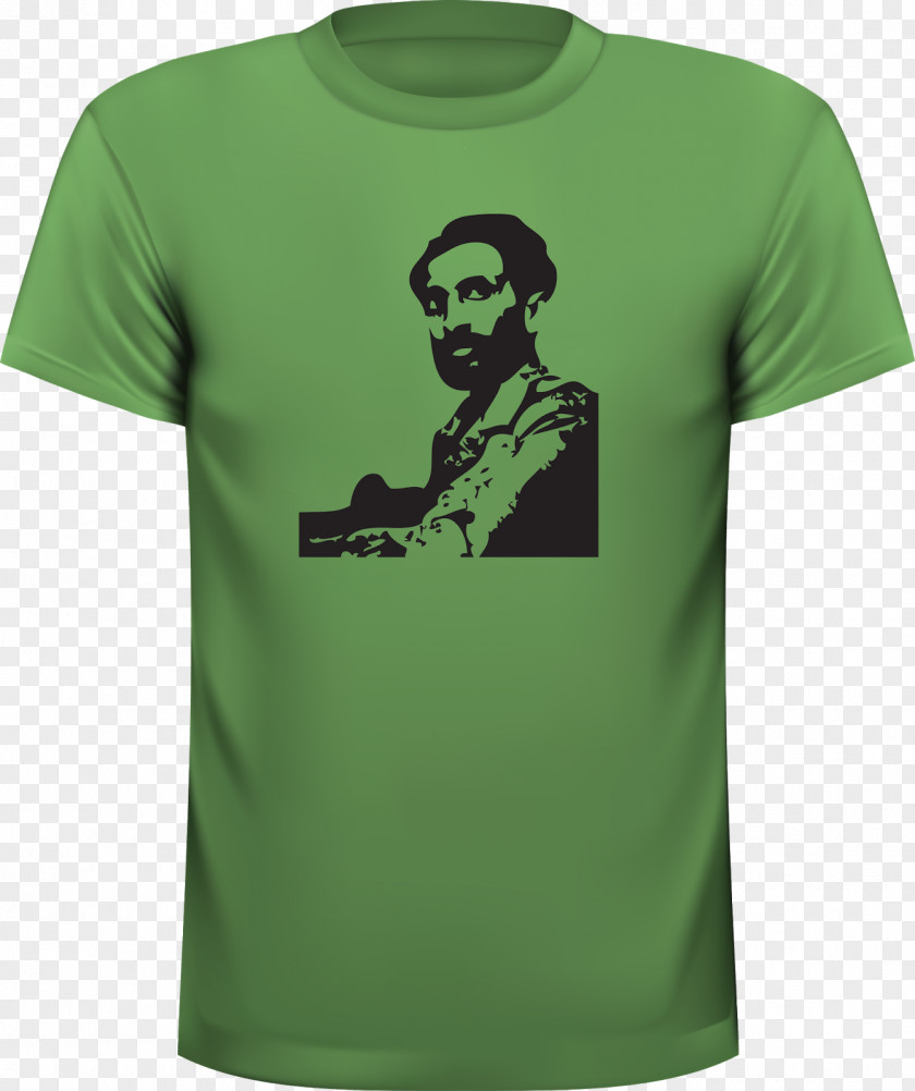 Haile Selassie T-shirt Sleeve Neck Font PNG