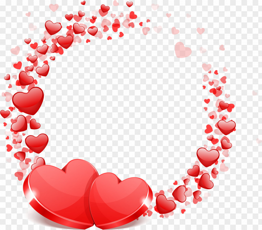Red Love Valentines Day Heart PNG