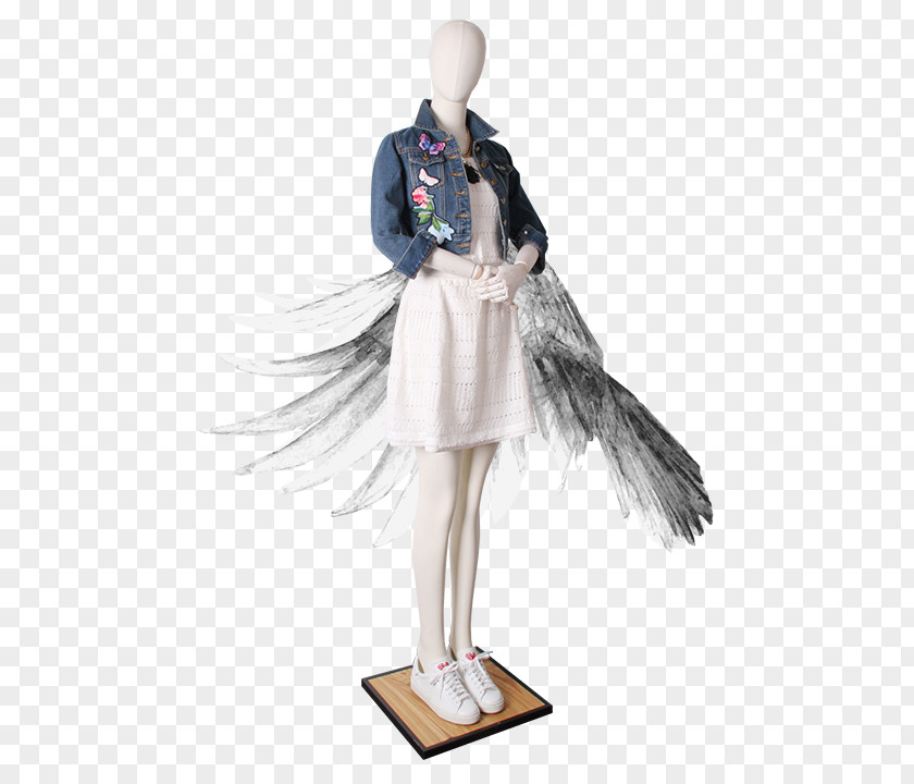 Claborate-style Costume Design Figurine PNG