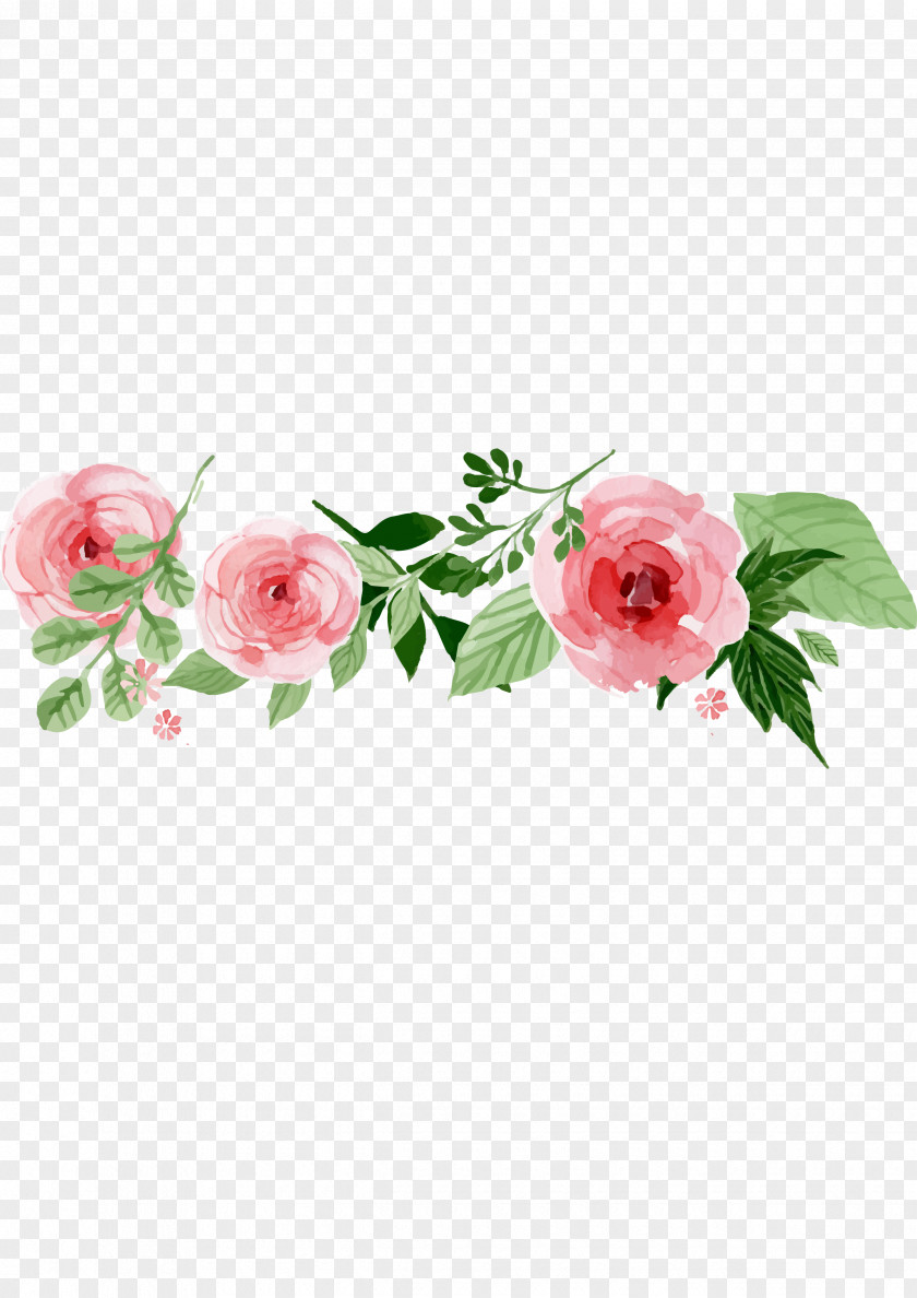 Flower Wedding Invitation Wish Greeting Card PNG