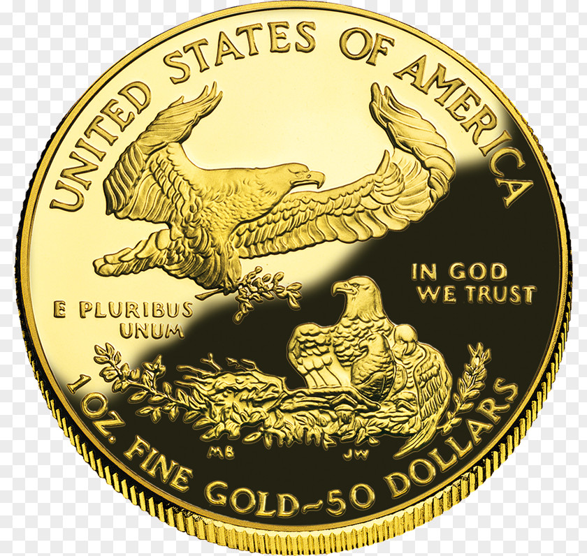 Ju Coin American Gold Eagle United States PNG