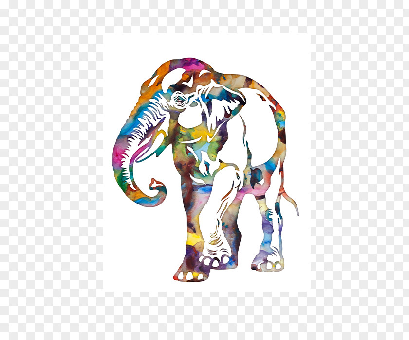 Painting Indian Elephant African Watercolor Elephantidae Drawing PNG